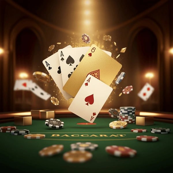 mya777 co တွင် Baccarat နှင့် ကတ်ဂိမ်းများ ကစားနေသော မြင်ကွင်း